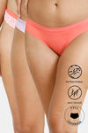 Zivame Anti-Microbial Low Rise Full Coverage Bikini Panty (Pack of 3) - Multicolor — thumbnail 1